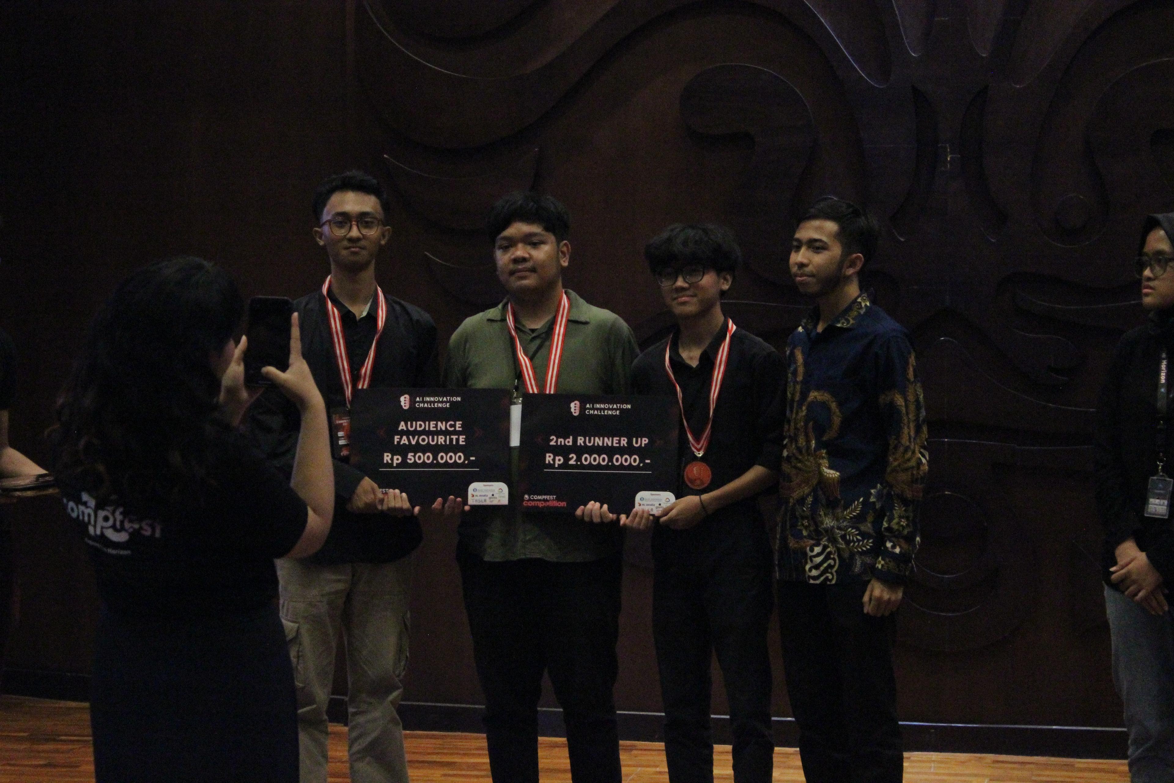2nd Runner Up of AI Innovation Challenge Competition