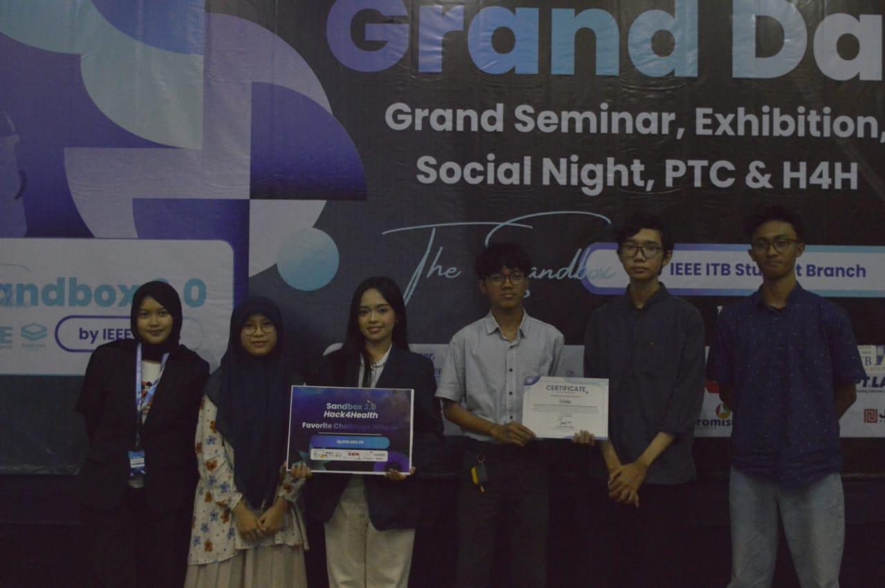 Favorite Challenge Award at Hack4Health Sandbox 2.0